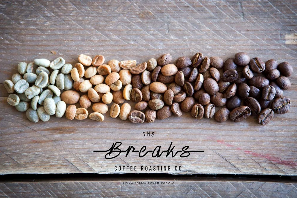 Roasted coffee beans from The Breaks Coffee Roasting Co.